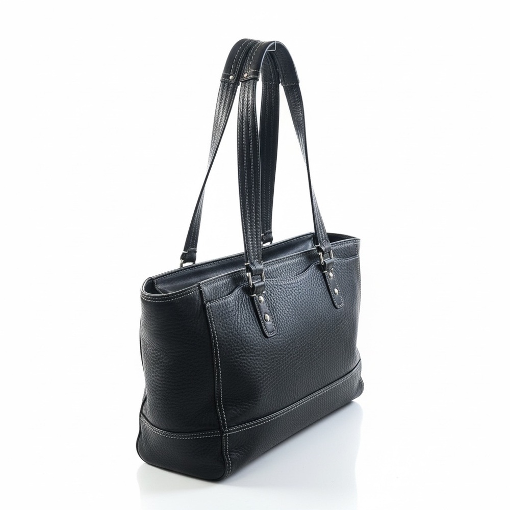 ✨ Coach Legacy Pebbled Leather Tote – Black | EUC | Luxury Classic ✨ - Picture 16 of 16